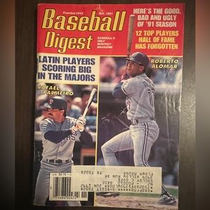 Vintage Baseball Digest from 1991